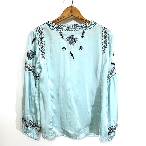 Nanette Lepore Light Blue Blouse - Picture 6 of 8